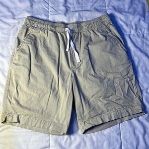 USED Goodfellow and Co. Khaki Drawstring Shorts